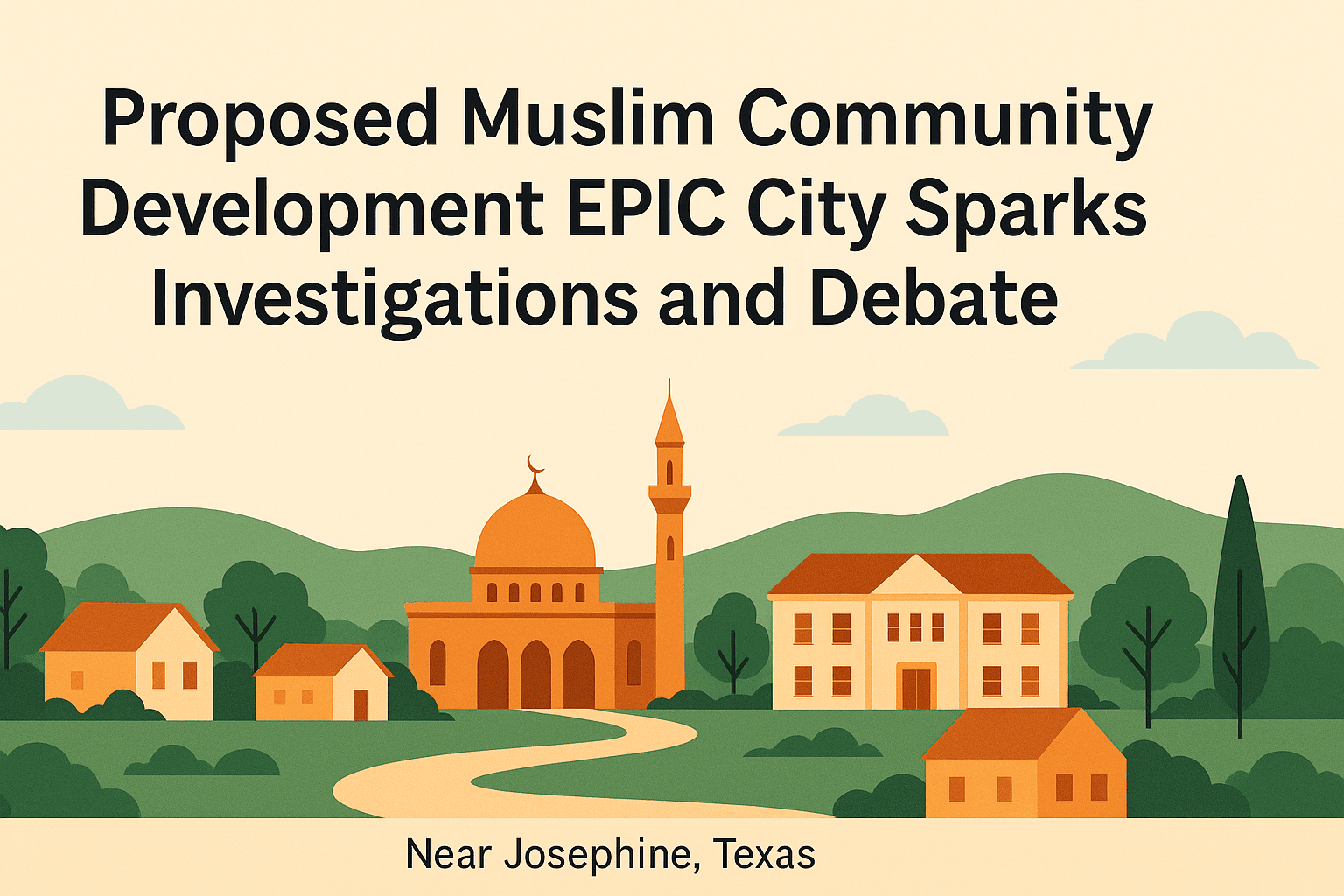 Texas Muslim Community's Proposed Development EPIC City Sparks Investigations and Debate